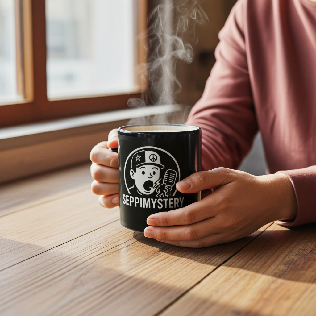 Taza Oficial SeppiMystery Logo – Edición Paranormal | 11oz